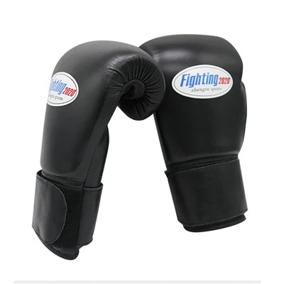 Боксерские перчатки сражаются с черным красным цветом 2020 года